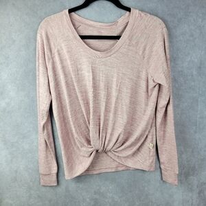 UGG Fallon‎ Pajama Top Intimate Longsleeves Heathered Pink Purple Size XS